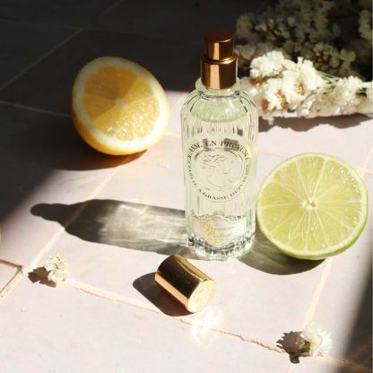 Visuel mi ombre mi soleil eau de parfum Femme verveine cédrat Jeanne en Provence 60 ml made in France