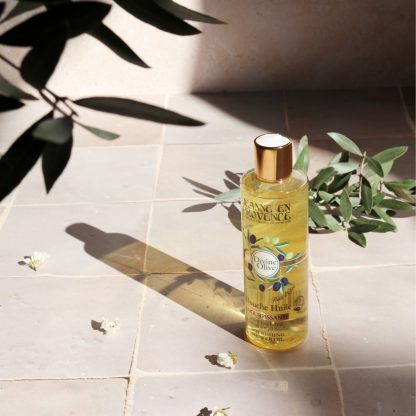 Huile de douche nourrissante & voile parfumé Divine Olive Jeanne en Provence 250 ml made in France