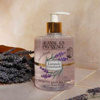 Jeanne En Provence Lavant Mains-Gel 'Jasmin Secret' – 1 Liter, 95% Natürliche Inhaltsstoffe