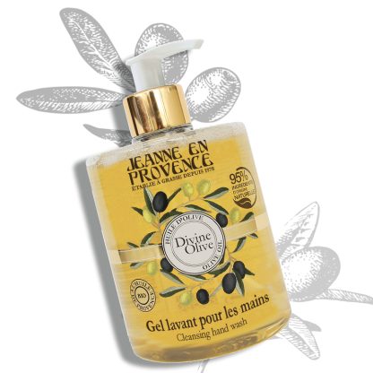 Gel lavant mains Olive Jeanne en Provence AQUARELLE