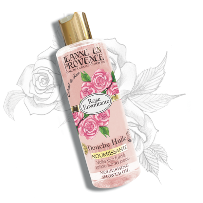 Huile de douche Rose Jeanne en Provence AQUARELLE