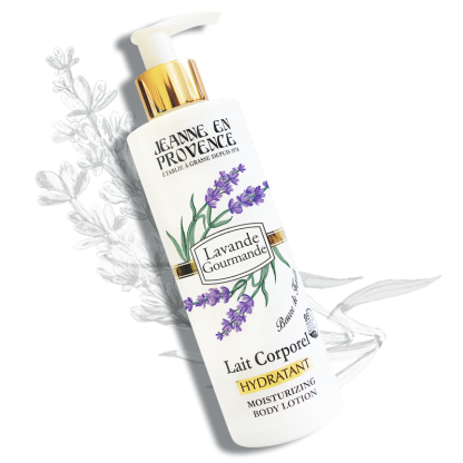 Lait hydratant corps Lavande Jeanne en Provence aquarelle