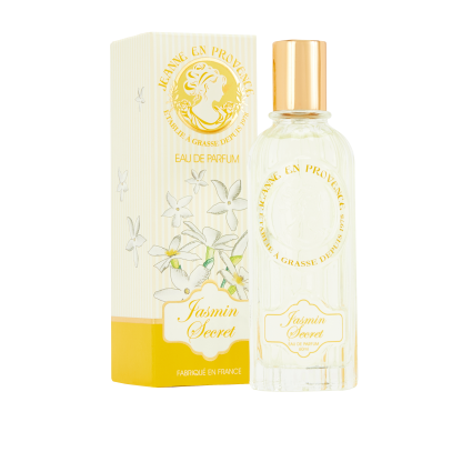 Boîte et eau de parfum Femme Jeanne en Provence Jasmin Secret 60 ml fabriqué en France