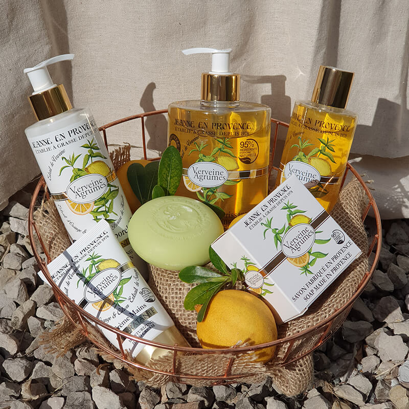 Soins corps Verveine Agrumes Jeanne en Provence