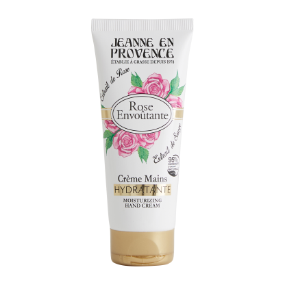 Crème mains hydratation 50 ml Rose Envoûtante Jeanne en Provence made in France PNG