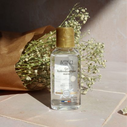 Gel hydroalcoolique mains de poche 50 ml gamme Jasmin Secret Jeanne en Provence made in France