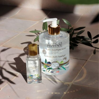 Gel Hydroalcoolique 50 ml & 500 ml gamme Jasmin Secret Jeanne en Provence made in France