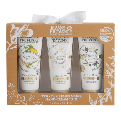 COFFRET TRIO DE <br/>CRÈMES MAINS