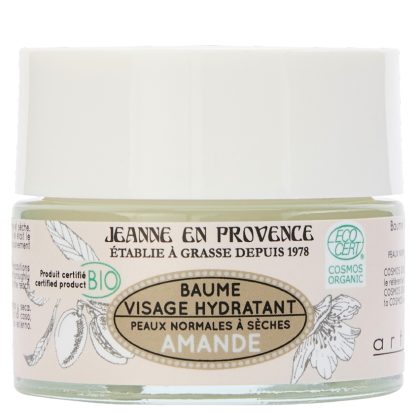 Baume BIO visage hydratant Jeanne en Provence Amande