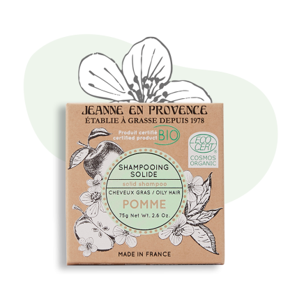 Visuel shampooing solide Pomme Jeanne en Provence 75 g BIO