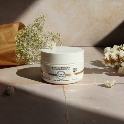Visuel de face crème de fouettée corps Jasmin Secret Jeanne en Provence 150 g made in France