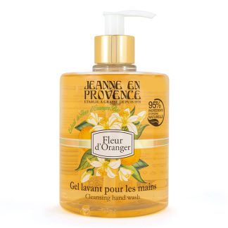 GEL LAVANT MAINS<br>FLEUR D'ORANGER