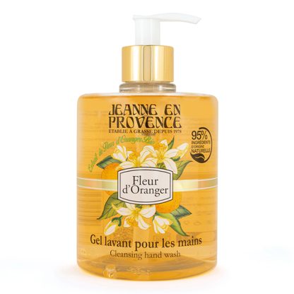 GEL LAVANT MAINS<br>FLEUR D'ORANGER